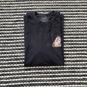 🌿Palace Mens Black Tri-Bury Face Graphic Skateboards Short Sleeve T-Shirt S